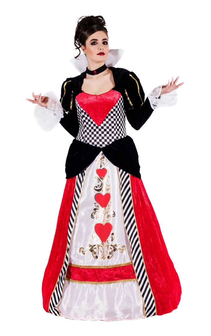 Fun Shack Queen Of Hearts Long Dress 1 Fun Shack Queen Of Hearts Long Dress