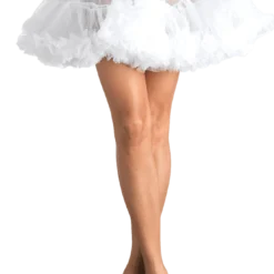 Generic Adults White Petticoat Layered Tulle