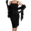 Generic All Womens Costumes Roaring 20s Girl Black