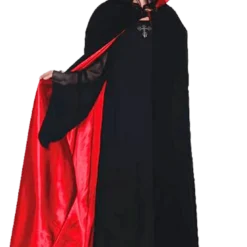 Underwraps Black/Red Deluxe Velvet Cape All Womens Costumes