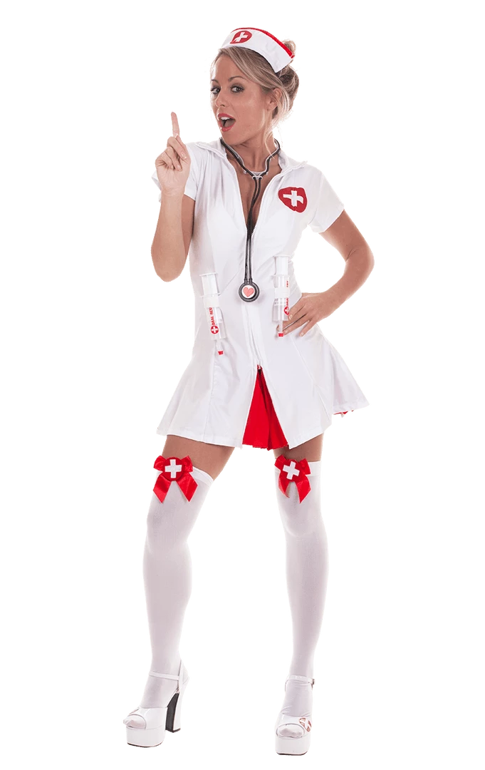 Palmer Adult Say Ahhhh! Nurse Costume 1 Palmer Adult Say Ahhhh! Nurse Costume