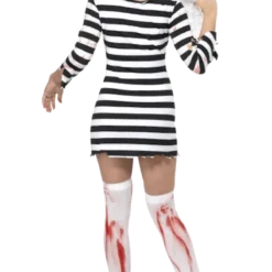 Smiffys Lady Zombie Convict Costume Adults 5 Smiffys Lady Zombie Convict Costume Adults
