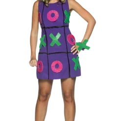 Rasta Imposta All Womens Costumes Game Dress - Noughts And Crosses