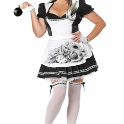 California Costumes All Womens Costumes Dark Alice Halloween Costume (Plus Size)