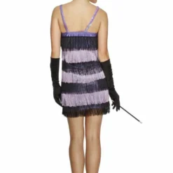 Smiffys Fever Flapper Costume PURPLE All Womens Costumes
