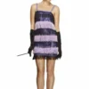 Smiffys Fever Flapper Costume PURPLE All Womens Costumes