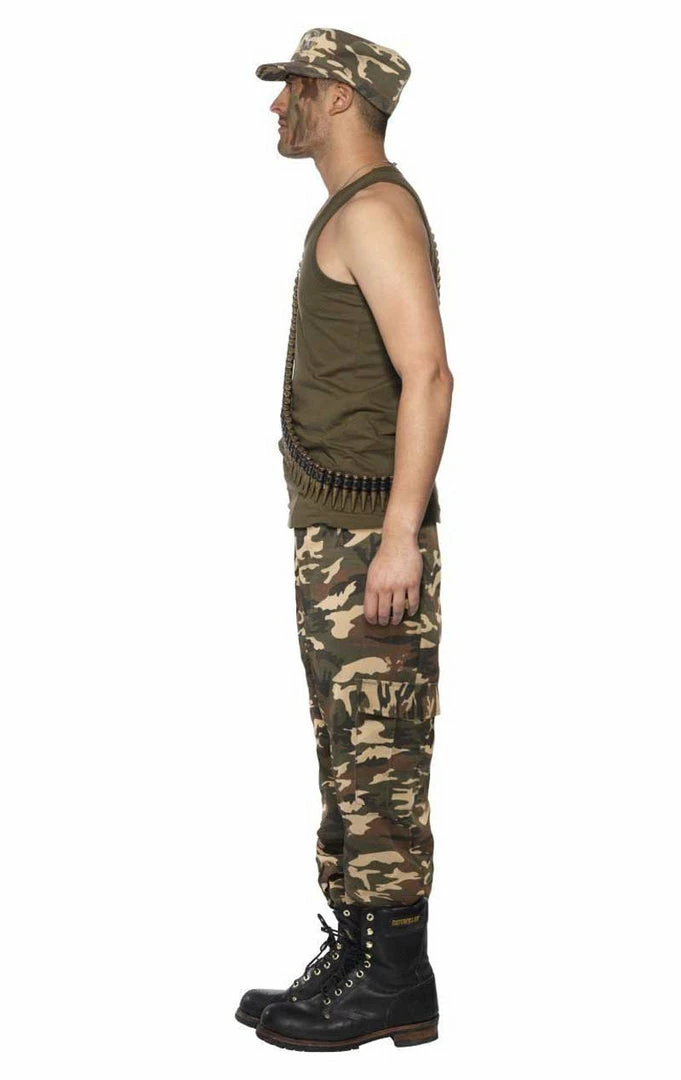 Smiffys All Mens Costumes Adult Khaki Camo Costume 3 Smiffys All Mens Costumes Adult Khaki Camo Costume