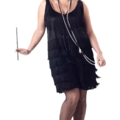 California Costumes All Womens Costumes 20s Fashion Flapper Costume (Plus Size)