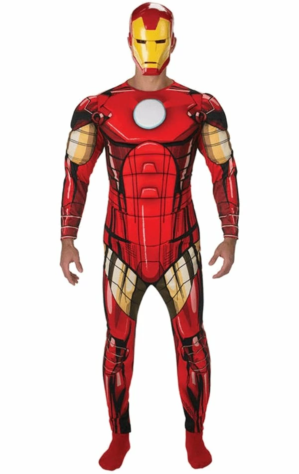 Rubies All Mens Costumes Adult Deluxe Iron Man Costume 1 Rubies All Mens Costumes Adult Deluxe Iron Man Costume