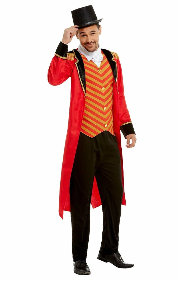 Smiffys All Mens Costumes Deluxe Ringmaster Costume 1 Smiffys All Mens Costumes Deluxe Ringmaster Costume