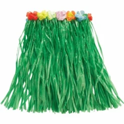 Rubies Green Hawaiian Grass Skirt Accessory