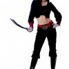 California Costumes All Womens Costumes Ladies Gothic Pirate Costume