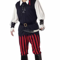 California Costumes Men's Cutthroat Pirate Costume (Plus Size)