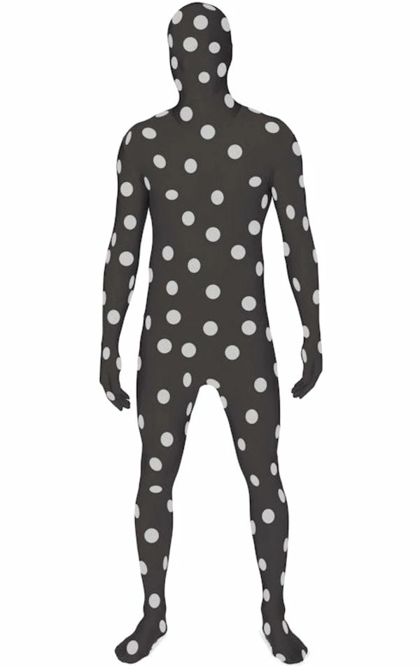 Body Republic Adults Spotty Morphsuit 1 Body Republic Adults Spotty Morphsuit