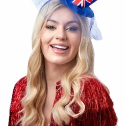 Generic Womens Union Jack Top Hat Fascinator Around The World